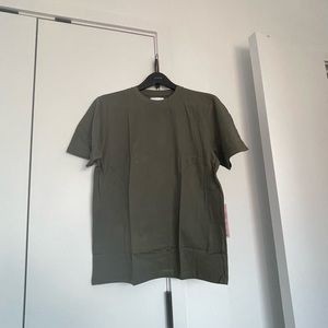 Olive green tee